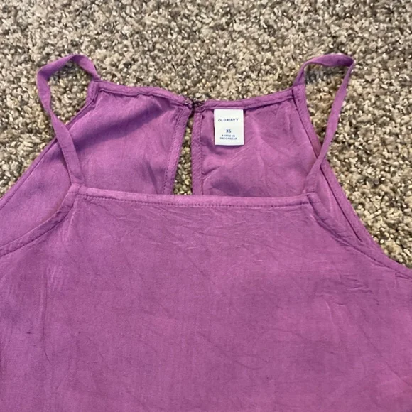 Old Navy Lightweight Purple Cami Tank Top Sz XS - Picture 7 of 9